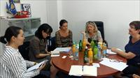 Ombudsman Nives Jukić at a working meeting with Anne-Christine Eriksson, UNHCR Regional Representative