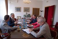 Ombudsman prof. dr. Ljubinko Mitrović at a meeting with the Mayor of Prijedor