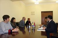 A delegation led by the three Ombudsmen of Bosnia and Herzegovina visiting the Human Rights Defender of Armenia