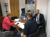 Meeting of the Ombudsperson of Bosnia and Herzegovina dr. Jasminka Džumhur and Special Representative of the Secretary General for Migration and Refugees of the Council of Europe Tomaš Boček