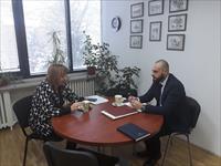 Meeting of Ombudsman dr. Jasminka Džhumhur and Acting Director of Canton Sarajevo Public Service Employment Service Bekto Muhamed