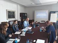 Ombudsmen dr. Jasminka Džumhur at a meeting in the Federal Ministry of Health