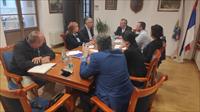 Sastanak sa zamjenikom načelnika opštine Mladenkom Tasićem i predsjedavajućim Opštinskog vijeća Bilalom Memiševićem