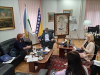 Ombudsmenka dr. Jasminka Džumhur održala sastanak sa načelnikom Općine Centar Sarajevo Nedžadom Ajnadžićem