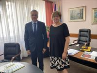 Ombudsman of Bosnia and Herzegovina Nives Jukić visits the Minister of the Interior of the Herzegovina-Neretva Canton