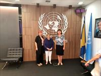 Ombudsmen dr. Jasminka Džumhur and Nives Jukić at a meeting with the United Nations High Commissioner for Human Rights