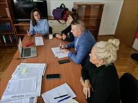 Meeting of Ombudsman Nives Jukić and Dr. Nevenko Vranješ with the Secretary General of the European Network of National Institutions for Human Rights