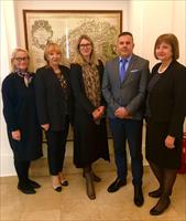 Ombudsmen at a meeting with the ambassador of the Kingdom of Sweden