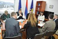 Ombudsman dr. Nevenko Vranješ at a meeting with the UN resident coordinator for Bosnia and Herzegovina