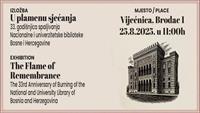 Commemorating the 33rd anniversary of the arson of the National and University Library of Bosnia and Herzegovina